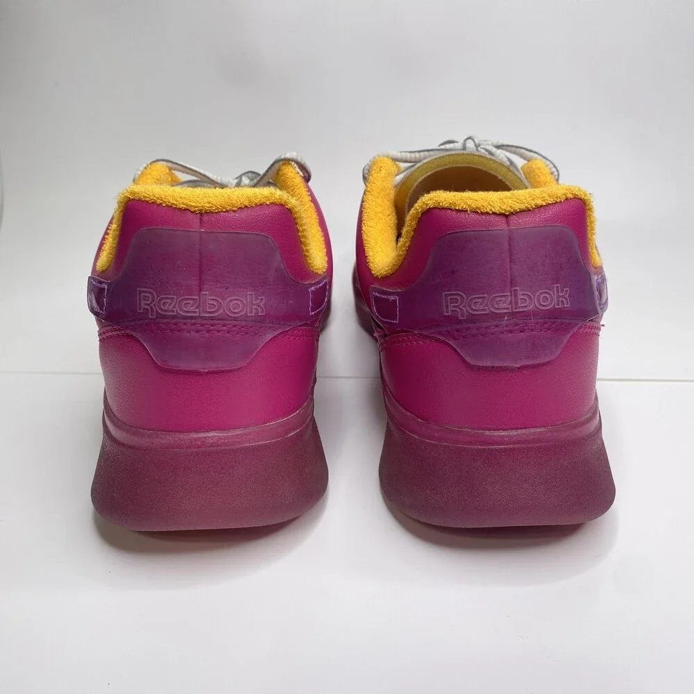 Reebok The Jetsons Flintstones Shoes Sneakers Mens Size 11 Purple Yellow Collab